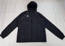 ADIDAS ETÀ 11-12 ANNI M RAGAZZO NERO GIACCA A VENTO LEGGERA IMPERMEABILE CAPPUCCIO Raincoat Ragazzo price