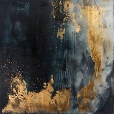 Quadro olio moderno astratto dipinto a mano decorazione casa arte parete tela nero Interior Parete Paint price