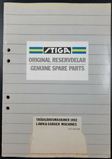 Catalogo ricambi macchine prato e giardino originale Stiga concessionario, 1992 Giardino Machine Accessori & Ricambio Parti price