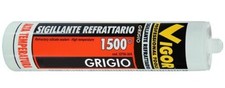 MASTICE SIGILLANTE SILICONE REFRATTARIO ALTA TEMPERATURA GRIGIO 1500°C PER FORNI Silicone price