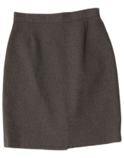 Gonna donna vintage vita alta a matita IT 44 media W26 grigio poliestere CL01 Gonna price