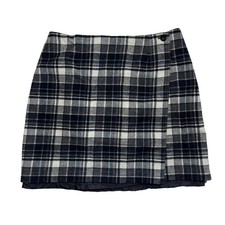 Gonna Style & Co. grigia a quadri misto lana tipo Clueless taglia 14 Gonna price