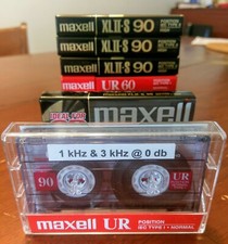 Cassette speed calibration & head alignment tape 1000 Hz, 3000 Hz, 7000 Hz Tape price