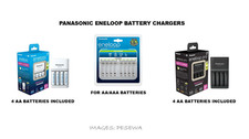 Panasonic Eneloop Caricabatterie per Batterie Ricaricabili AA e AAA Spina UK Batterie standard e ricaricabili price