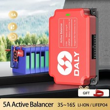 Daly 5A Equalizzatore Attivo Bilanciatore BMS 4S-16S per Lifepo4 Litio Confezione da 12v a 60v Batterie standard e ricaricabili price
