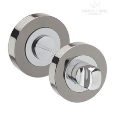 Sblocco e sgancio pollice nichel nero - Duo nero/cromo serratura bagno Doorknob Serratura price