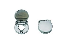 Piastra di copertura blocco budget taglio e coperchio a molla - 28 mm - raso cromato Doorknob Serratura price
