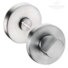Serratura bagno acciaio inox satinato girevole e sgancio pollice 10 mm rosa Doorknob Serratura price