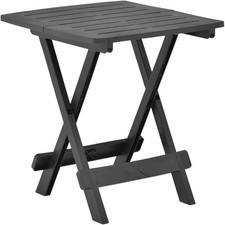 Tavolo pieghevole da giardino, in plastica, 45 x 43 x 50 cm, colore antracite Giardino Tavolo price