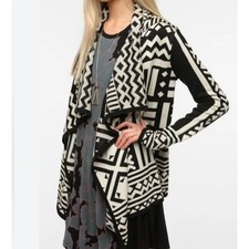Maglione drappeggiato Staring At Stars bianco e nero - Taglia S Cardigan donna price