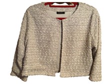 Mariposa Cardigan Donna Bianco Elegante Paillettes (IT 48, EU 44, INT XXL) Cardigan donna price