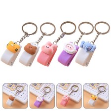 5 pezzi piccolo portachiavi portachiavi cartone animato animale cucitrice divertente cancelleria studente Stapler price