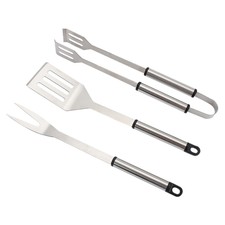 Set di Accessori per Barbecue Grill&Party Spatola Forchetta Pinze Acciaio Inox Accessori per Grill & Barbecue price