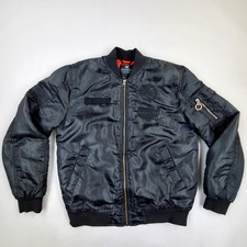 Southpole Uomo Nero Puffer Aviator Bomber Utility Giacca Cappotto Tg M Streetwear Overcoat Ragazzo price