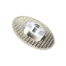 Ruota taglio diamantato placcata 4,5 pollici con flangia filettata M14 lama abrasiva Saw price