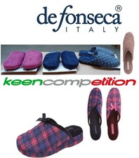 DE FONSECA PANTOFOLE PIANELLE CIABATTE DONNA RAGAZZA INVERNALI IN VARI COLORI Pantofole ragazzo price
