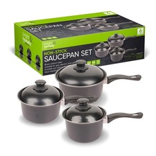Set 6 pz Pentola Antiaderente con Coperchi Pentola Cucina Acciaio al Carbonio 16cm/18/20cm Pot / Pan Set price