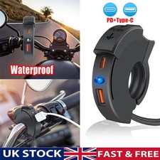 Adattatore di Alimentazione Doppia Porta USB Impermeabile Moto Caricatore Moto Nero Altri accessori per moto price