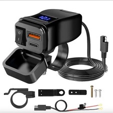 Presa Caricabatteria Moto Moto Doppia Impermeabile Porta USB Nero Adattatore di Alimentazione Altri accessori per moto price
