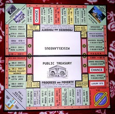 Set Gioco "Progresso e Povertà", 1906 Stile Repro/Il Gioco del Padrone (Monopoli) Set Game price