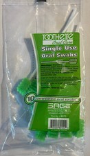 Sage Products 6072, Toothette® Tampone Orale, Verde, 10/BG (342420_BG) Decorativo Giardino Prodotti price
