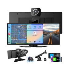 Schermo Auto 10.26" Wireless CarPlay e Android con Dash Cam 4K, Navigazione GPS... Auto Video & Navigation Devices price