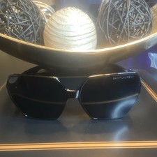 Occhiali da sole uomo Saint Laurent quadrati montatura nera/lenti oscurate nere 145 mm Sunglasses Uomo price