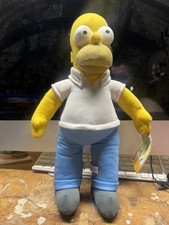 Peluche pupazzo 12" The Simpson Homer Simpson 2016 con etichette Doll Toys price