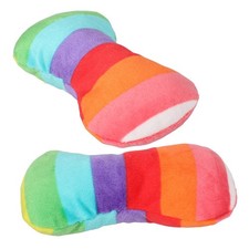2 Pezzi Peluche per Cani Giocattolo da Masticare Giocattoli Cigolanti Masticazione Denti Plush Toys price
