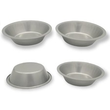 Set 4pz Mini Padelle Antiaderenti in Latta 5" per Dessert Frutta Torte Pentola Torte Quiche Pans price