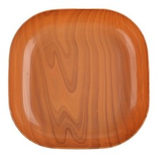 5 Piatti Snack 9 Pollici Grana Legno Elegante Aggiunta alla Tua Collezione Stoviglie Set Dinnerware price