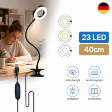 Lampada da lettura lampada a morsetto flessibile delicata per gli occhi lampada da letto collo di cigno lampada da tavolo Tavolo Lamp price