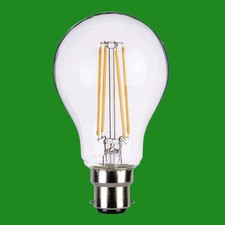 Lampadina con tappo a baionetta 12W (=100W) filamento led trasparente BC B22 DIMMERABILE bianco caldo Classico Bulb price