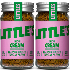 Little's Crema Irlandese Caffè Istantaneo Aromatizzato Liscio Ricco 50g (Set di 2) Set Cup / Glass / Caffè price