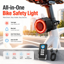 Allarme Sicurezza Bici 113dB IP65 Impermeabile Ricaricabile Smart Sensore Freni Auto Auto Alarm & Security price