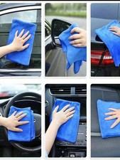 GRANDE MICROFIBRA PULIZIA AUTO DETTAGLI PANNI MORBIDI LAVAGGIO ASCIUGAMANO SPOLVERINO. Auto Pulizia Cloths price