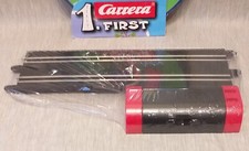 Carrera First Black Track Avviamento Batteria Centralina e Dritto 13,5" 1:50 NUOVO Batteria-Powered Auto price