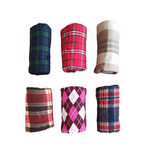 Coperta plaid in pile scozzese una piazza e mezza morbida Tartan 160x210 cm Coperta price