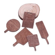 5 pezzi 1:12 casa delle bambole miniatura tagliere/tagliere tavola da dessert decorazione cucina Cutting Boards price