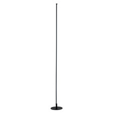 Lampada da terra standard LED stile bastone elegante moderno in nero opaco con piede dimm... Floor Lamp price