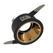 Faretto led incasso soffitto GU10 riflettore decorativo nero oro giù Spotlight price
