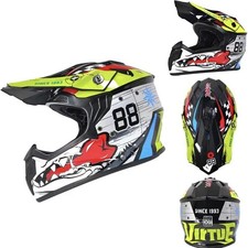 Casco ATV Moto Bambini Giovani, Omologato ECE 22.06, Casco MTB Full Face, Moto Moto Helmets price
