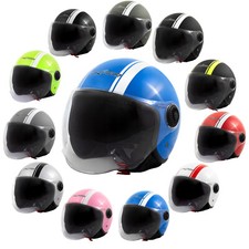 Jet Helmet Moto Scooter Quad ECE 22 06  Approved Visor Sonicmoto Moto Helmets price
