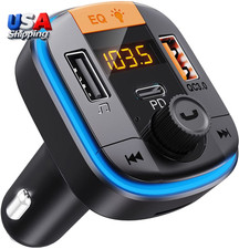 Trasmettitore FM Bluetooth per Auto 5.0 QC3.0 PD20W Ricarica Rapida Accendisigari Auto Transmitters price