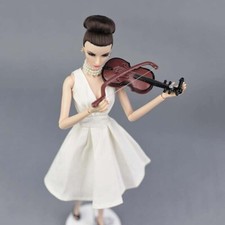 Strumenti musicali in miniatura per bambola 11,5" fai da te violino giocattolo decorazione casa 1/6 Toy Musical Instruments price