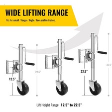 10" Lift Swing Back Trailer Jack - 1,000 lb Capacity Heavy Duty Bolt-On Trail... Jack price