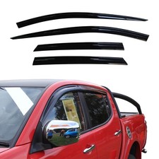Kit Deflettori Aria Antivento Auto Clover per Mitsubishi L200 2006 - 2015 Doppia Cabina 4pz Auto Wind Deflectors price