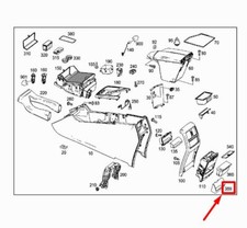 Inserto vassoio portaoggetti posteriore MERCEDES-BENZ M W166 A1666831194 NUOVO ORIGINALE Tray Tappetino price