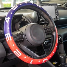 Coprivolante Universale Clock con indicazione angolo di curva, in ecopelle Coprivolante price