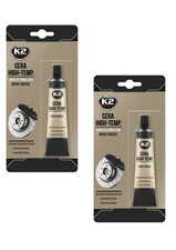 2x GRASSO FRENI SINTETICO K2 Lubrificante Pinza Auto Waterpr Alta Temperatura 18g Auto Lubricants price